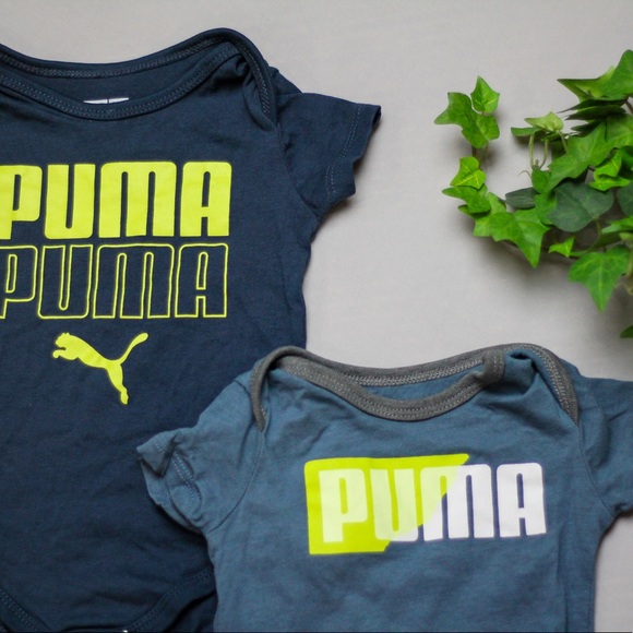 Puma baby onesies (set of 4) size 3-6months. - Picture 2 of 11